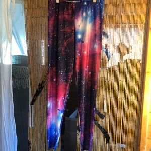 Ladies 3XL galaxy leggings